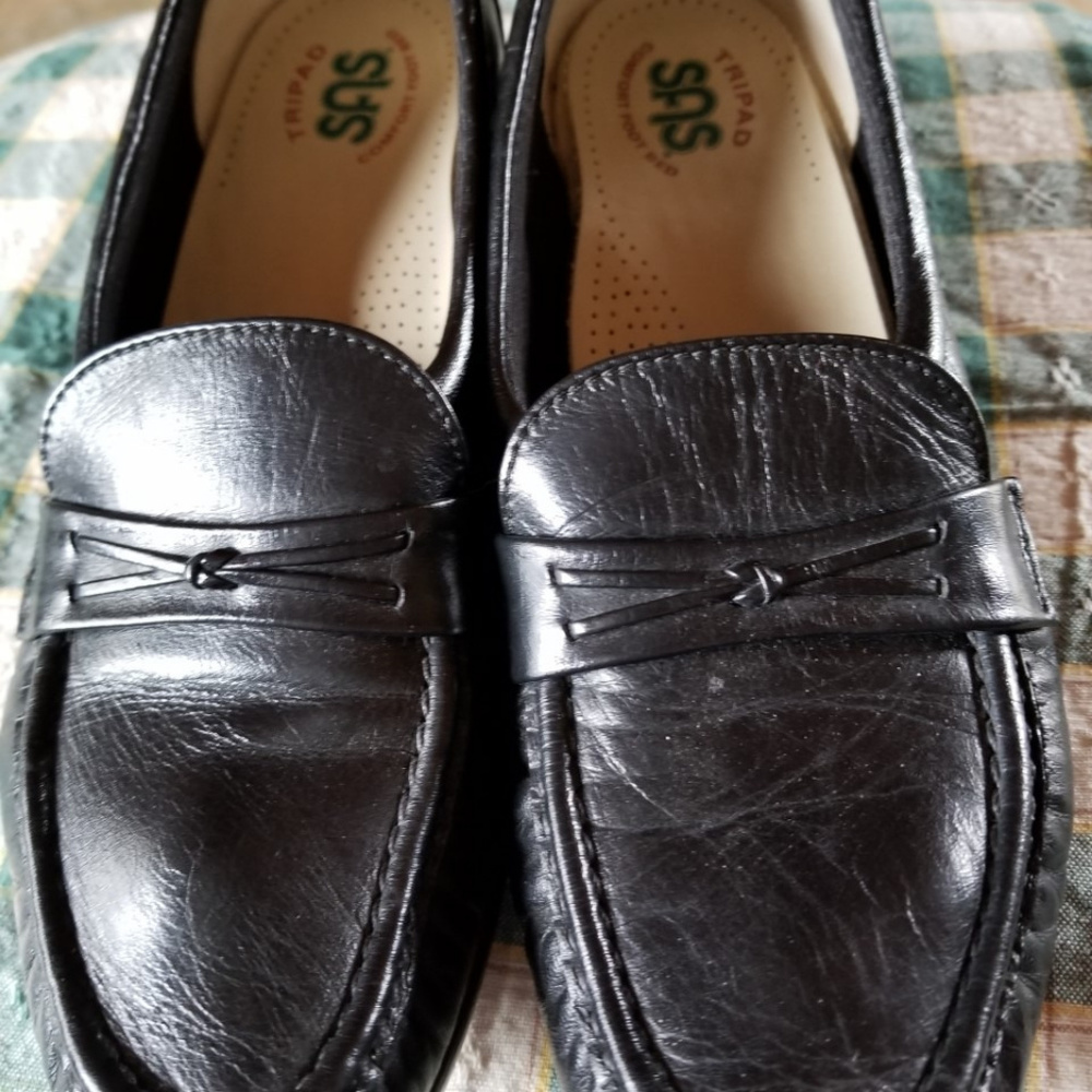 SAS Genuine Leather Women's Loafers - Slight Wedge